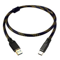 1m/3.3ft USB Audio Cable USB Data Cable with Imported Cable Base for Canare (Type-C to USB Port)