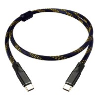 1m/3.3ft USB Audio Cable USB Data Cable with Imported Cable Base for Canare (Type-C to Type-C)