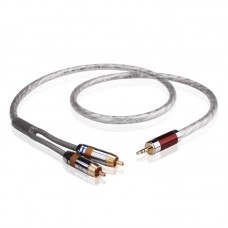 1m/3.3ft Silver-Plated 3.5mm to RCA Cable HiFi 3.5mm to RCA Splitter (YYAUDIO 3.5mm to 2 RCA Male)