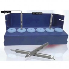 Dental Nutrient Drill GBR Drills (1.2mm + 1.4mm + Sterilization Box) for Implant Bone Augmentation