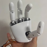 AmazingHand 8DOF 3D Printed Robotic Hand Open-Source Mechanical Hand (Right-Handed, PWM Motors)