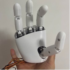 AmazingHand 8DOF 3D Printed Robot Hand Mechanical Hand (Right-Handed, Feetech Serial Motors)