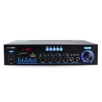 SUNBUCK AV-569BT 60W+60W Bluetooth5.0 Power Amplifier Home/Karaoke HiFi Audio Amplifier