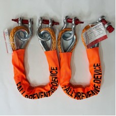 2PCS Lifeboat Fall Preventive Device UHMWPE 24mmx1m Liferaft FPD Sling with CCS/BV Certificates