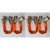 4PCS Lifeboat Fall Preventive Device UHMWPE 24mmx1m Liferaft FPD Sling with CCS/BV Certificates
