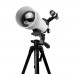White 40070 Astronomical Telescope 70mm Aperture 16X-40X Magnification Finderscope with 1.5X/3X Barlow Lens