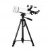 White 40070 Astronomical Telescope 70mm Aperture 16X-40X Magnification Finderscope with 1.5X/3X Barlow Lens