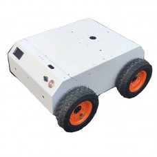 4WD ROS Robot Chassis 4PCS High Torque Encoder Motor 15KG Load Capacity Pneumatic Tire Chassis