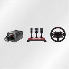 Simagic Alpha Evo 12Nm Direct Drive Wheel Base + GTpro-R(K)(Leather) Steering Wheel + P1000 Pedals