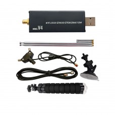 Original Blog V4 SDR Dongle 500KHz-1.766GHz R828D RTL2832U 1PPM with USB-A Port + Dual Antenna Kit