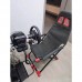 HappyGame Foldable Racing Simulator Cockpit Sim Racing Cockpit 150KG Load w/ Manual Shifter Bracket