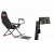 HappyGame Foldable Racing Simulator Cockpit 150KG Load w/ Large Bracket for Manual Shifter & Handbrake