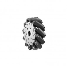 HEXROLL Modular Mecanum Wheel 16-D154 Boasts 16 TPU Rollers and 154mm Diameter for ROS Robot Cars