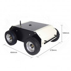MiniUGV20C ROS Robot Chassis 4WD Robot Platform (Road Wheel Version with 20kg Load Capacity)