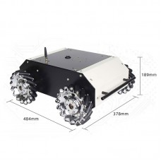 MiniUGV20C ROS Robot Chassis 4WD Robot Platform (Mecanum Wheel Version with 30kg Load Capacity)