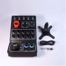SIMDT FELIX PAD Sim Racing Button Box – 3D-Printed Frame, Carbon Fiber Panels, 14 Illuminated Buttons