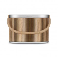 B&O Beosound A5 Outdoor Portable Subwoofer Bluetooth Speaker (Oak Color) with Qi Wireless Charging