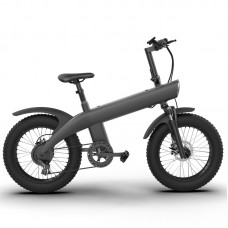Tebike Q3 48V 13AH 750W 20" 75km Folding E-Bike All-Terrain Electric Bike (Dark Iron Black)