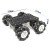 Single-layer 42 Stepper Motor Intelligent Robot Car Chassis 4WD Chassis with 80mm Mecanum Wheels