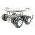 Double-layer 42 Stepper Motor Intelligent Robot Car Chassis 4WD Chassis with 80mm Mecanum Wheels