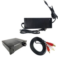 A100 TPA3255 Class D Digital Power Amplifier Low Distortion 2.0 Channel 300Wx2 HiFi Audio Amplifier with 24V/8A Power Supply