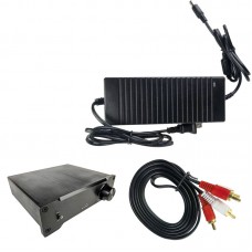 A100 TPA3255 Class D Digital Power Amplifier Low Distortion 2.0 Channel 300Wx2 HiFi Audio Amplifier with 24V/8A Power Supply