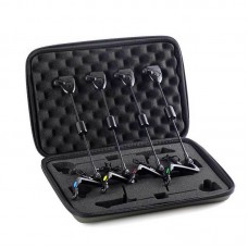 Set of 4pcs Fishing Swingers European-Style Fishing Bite Alarm Swingers with Zippered Protective Case