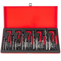 131PCS Metric Thread Repair Kit M5-M12 Thread Repair Tool for Automotive Repair and Home Maintenance