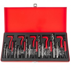 131PCS Metric Thread Repair Kit M5-M12 Thread Repair Tool for Automotive Repair and Home Maintenance