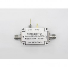6000-12000MHz 0-600 Degree RF Electrically Controlled Analog Phase Shifter with SMA Female Connector