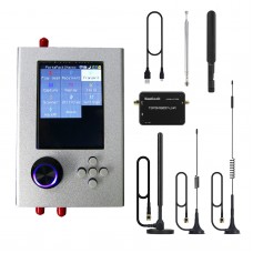 1MHz-6GHz SDR Radio Unassembled HackRF One R9 V2.0.0 + Portapack H2 With 3.2" Screen Antennas