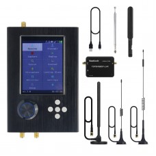 1MHz-6GHz SDR Radio Receiver Unassembled Black Shell HackRF One R9 V2.0.0 + PortaPack H2 w/ Antennas