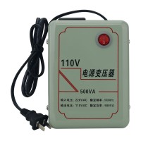 500VA 220V to 110V Household Step down Voltage Converter Transformer for Appliances below 250W