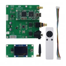 LHY AK4118 USB/Coaxial/Optical/AES to IIS Audio Receiver Board Support for XMOS/Amanero with Remote Control