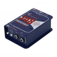 J48 Mono DI Box High Performance Active Direct Box for Rock Electric Guitar Bass Clone Version with LYR LOGO