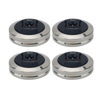 Audio Bastion 4PCS X-PAD REF Carbon Fiber Speaker Spike Pads 50mm/2" Speaker Spike Shoes Load Capacity 100KG