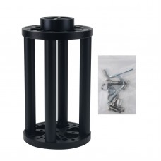 TeSeek MT-3 195mm (7.7") EQ Mount Pier Extension (Black) for EQ3 EQ5 Tripods and 3/8" Screw Tripods