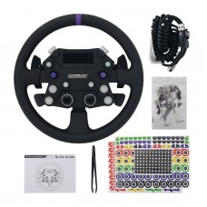 CONSPIT 310 APEX Sim Racing Wheel Steering Wheel Force Feedback and 2.99" LCD + Aviation Plug Flange