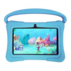 Blue 7-inch Kids Tablet 4-Core 1.8GHz CPU Intelligent Learning Machine 2G RAM + 32G ROM for Android 10 System