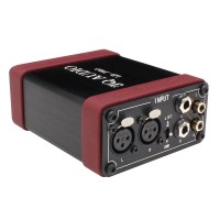 LB-PRO Multi-function Audio Signal Isolator Professional Current Noise Cancellation for Audio System Support Stereo/Mono Switch