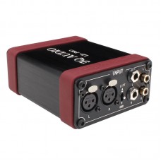 LB-PRO Multi-function Audio Signal Isolator Professional Current Noise Cancellation for Audio System Support Stereo/Mono Switch