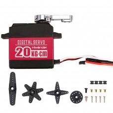 Hiwonder HPS-2018 Metal Gear Digital Servo 20KG High Torque with Aluminum Case for Robots & RC Cars