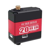 Hiwonder LX-224HV 20kg·cm Three-Port HV Bus Servo Boasts Anodized Aluminum Alloy Middle Case