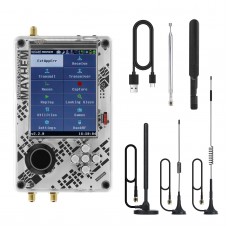 HAMGEEK HackRF One Software Defined Radio MAX2839 R9C + Portapack H4 V2.2.x SDR Radio Assembled with 5 Antennas