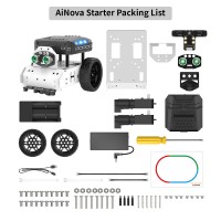 Hiwonder AiNova Robot Car Starter Kit without AI Vision Module, for Scratch and Python Programming