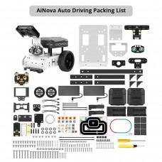 Hiwonder AiNova Vision Robot Car Automatic Driving Kit with AI Vision Module, Supports Programming