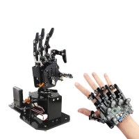 Hiwonder uHand2.0 Bionic Robotic Hand (Right Hand) Independent Finger Movement + Motion Sensing Glove