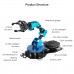 Hiwonder xArm2.0 6DOF Robot Arm Assembled Desktop Robotic Arm for Scratch/Python and Education