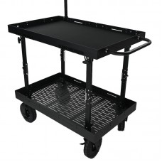 60X100cm Modular Quick-installation Mobile Workbench Lift Folding Cart for Filming Crew Photographic Equipment