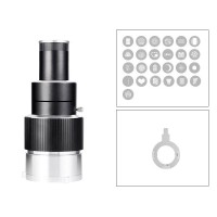 MM08 Lightweight Professional Optical Projection Condenser Focusing Control Conical Cylinder with 25PCS Picture Inserts